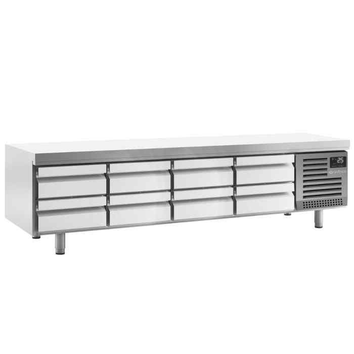 Infrico Low-Height Snack Counters 2–8 Drawer Range – compact stainless undercounter refrigeration for UK foodservice venues