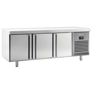 Infrico Freezer Counters 2–3 Door Range – commercial stainless cold storage for UK hospitality and catering kitchens