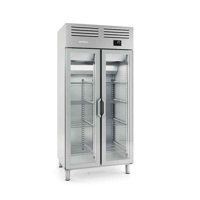 Infrico Upright Glass Door Gastronorm Refrigerator (2–3 Door Range) – professional chilled storage for UK catering kitchens
