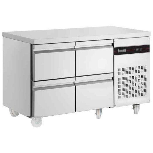 Inomak Four to Eight Drawer Gastronorm Counter Refrigerator (4 – 8 Drawers Capacity) – professional drawer refrigeration for UK catering kitchens