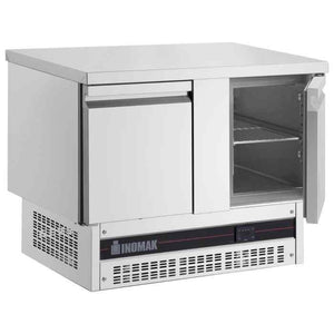 Inomak Compact Double Hinged Door Gastronorm Counter (BPV7300-HC) – professional refrigerated prep station for UK catering kitchens