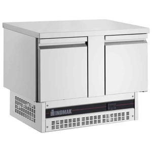 Inomak Compact Double Hinged Door Gastronorm Counter (BPV7300-HC) – professional refrigerated prep station for UK catering kitchens
