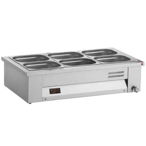 Inomak Countertop Bain Maries 2–4 GN 1/1 Pan Range – portable stainless steel hot wells for UK catering kitchens