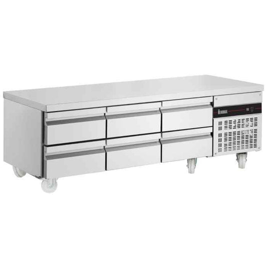 Inomak Low Height Snack Counter Refrigerator (6–8 Drawer Range) – ergonomic chilled storage for UK foodservice operations