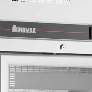 Inomak Double Hinged Glass Door Heavy Duty Refrigerator (CEP2144CR) – premium upright chiller for UK hotels & restaurants