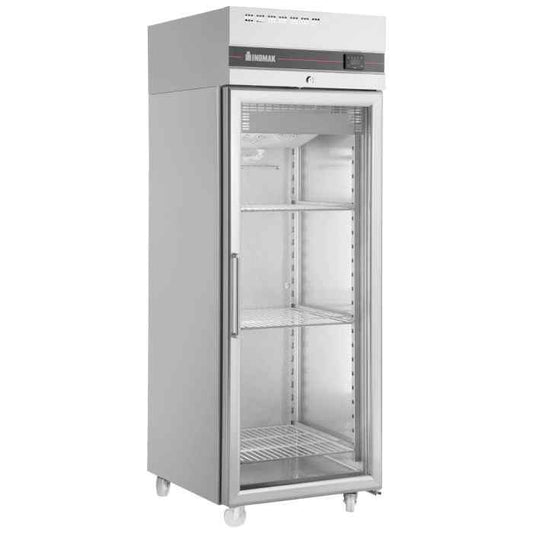 Inomak Upright Single Hinged Glass Door Heavy Duty Refrigerator (CAP172CR) – high-capacity display fridge for nationwide UK supply