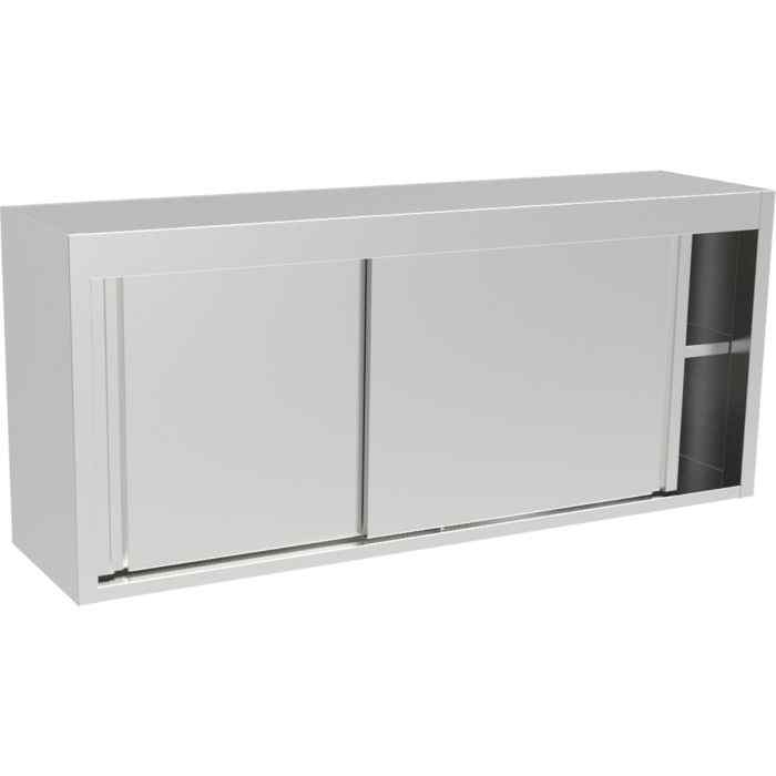 Inomak Wall-Mounted Stainless Steel Storage Cupboards 1400 mm – 1900 mm Wide – hygienic overhead solutions for British hospitality venues