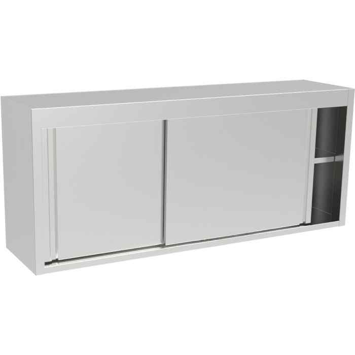 Inomak Wall-Mounted Stainless Steel Storage Cupboards 1400 mm – 1900 mm Wide – hygienic overhead solutions for British hospitality venues