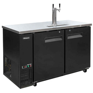 Blizzard Single & Double Keg Coolers With Riser & Tap Options – professional draft-dispense refrigeration for UK bars and hospitality venues