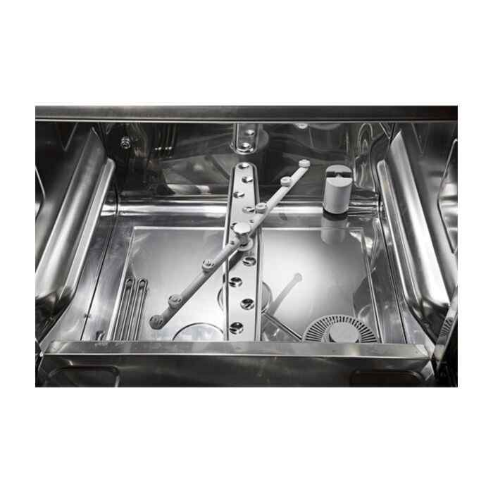 Kromo Dupla Dishwasher with Break Tank & Drain Pump 3 ph (DUPLA50BT-DP3PH) – commercial warewasher for hotels, cafés & canteens across Britain