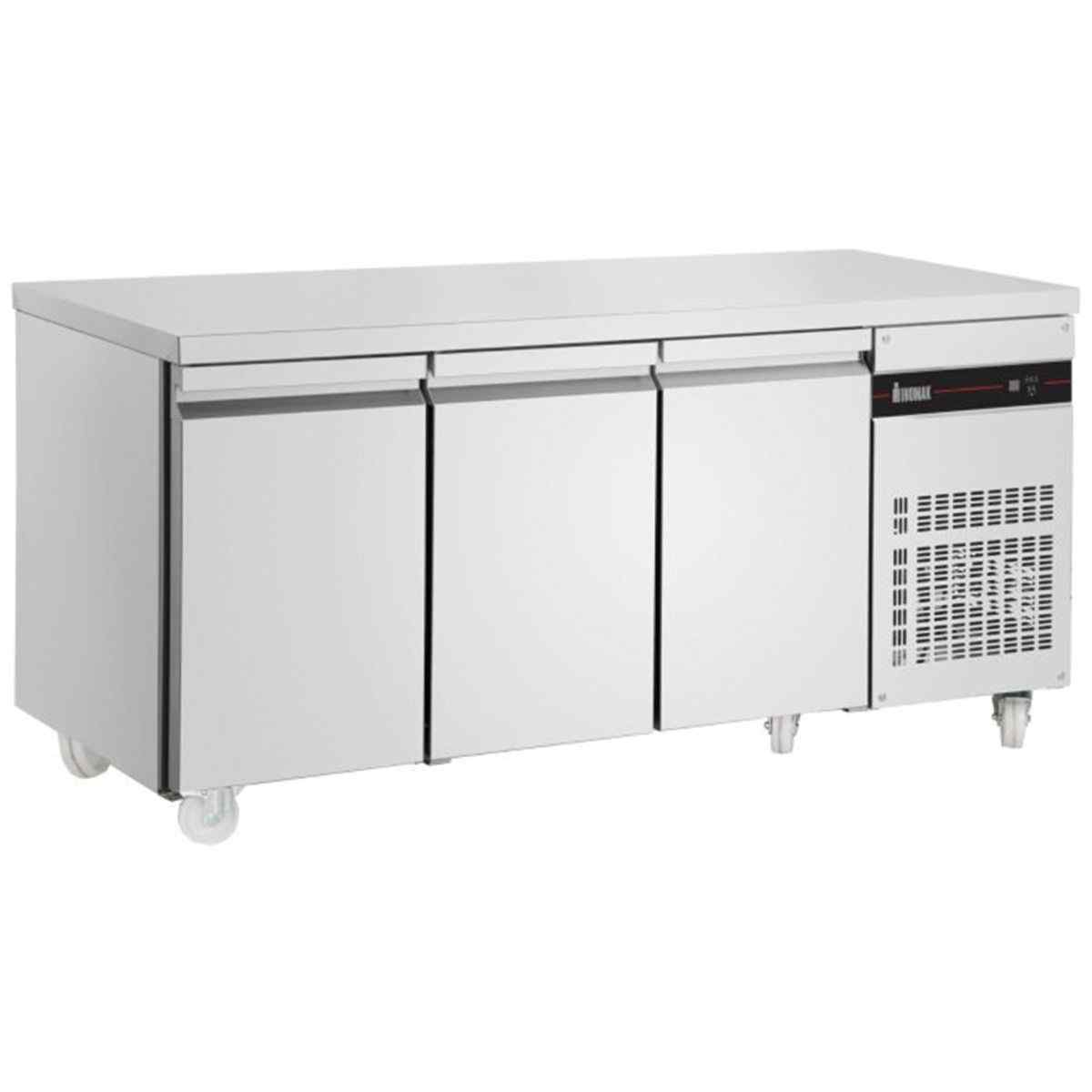 Inomak Hinged Door Freezer Counters (2–3 Doors) – premium stainless-steel cold storage for UK catering & hospitality kitchens