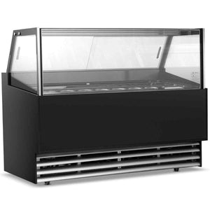 Blizzard Ice Cream Serve Over Counters 6–15 Pan Range – elegant scooping displays for UK dessert parlours and hospitality