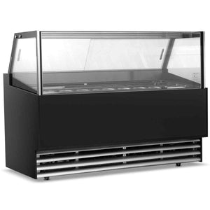 Blizzard Ice Cream Serve Over Counters 6–15 Pan Range – elegant scooping displays for UK dessert parlours and hospitality