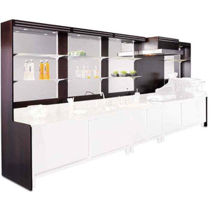 Mafirol Back Bar Shelving & Display Units 850 mm – 1250 mm – sleek rear-bar storage for British hospitality venues