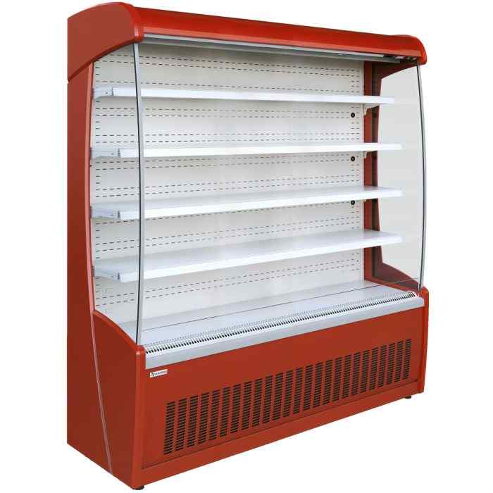 Mafirol Painted Steel Tiered Display 705mm–2580mm – compact dual-tier refrigerated display for British hospitality venues
