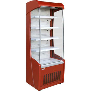 Mafirol Painted Steel Tiered Display 705mm–2580mm – compact dual-tier refrigerated display for British hospitality venues