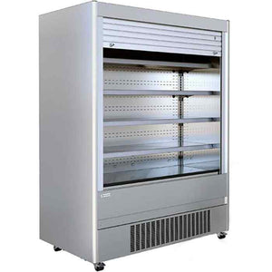 Mafirol Stainless Steel Shuttered Multideck Display Cabinets 866–1935mm Range – secure open-front refrigeration for UK restaurants, cafés and food retailers