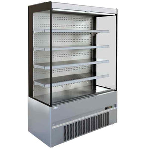 Mafirol Stainless Steel Multidecks 685 mm – 2560 mm – premium open-front refrigeration for cafés, hotels & foodservice venues across the UK