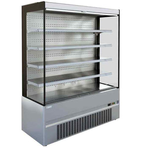 Mafirol Stainless Steel Multideck Display Cabinets 685–1935mm Range – premium open-front refrigeration for UK cafés, delis and hospitality kitchens