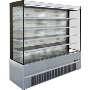 Mafirol Stainless Steel Multidecks 685 mm – 2560 mm – premium open-front refrigeration for cafés, hotels & foodservice venues across the UK