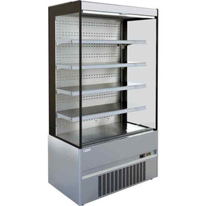 Mafirol Stainless Steel Multideck Display Cabinets 685–1935mm Range – premium open-front refrigeration for UK cafés, delis and hospitality kitchens