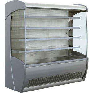 Mafirol Stainless Steel Tiered Display 705mm–2580mm – full-width chilled presentation unit for professional UK foodservice operations