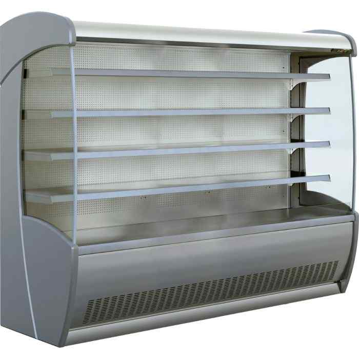 Mafirol Stainless Steel Tiered Display 705mm–2580mm – full-width chilled presentation unit for professional UK foodservice operations