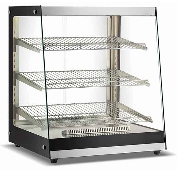 Master CTHS740 hot flat countertop display cabinet for keeping pastries and hot food warm and visible during service