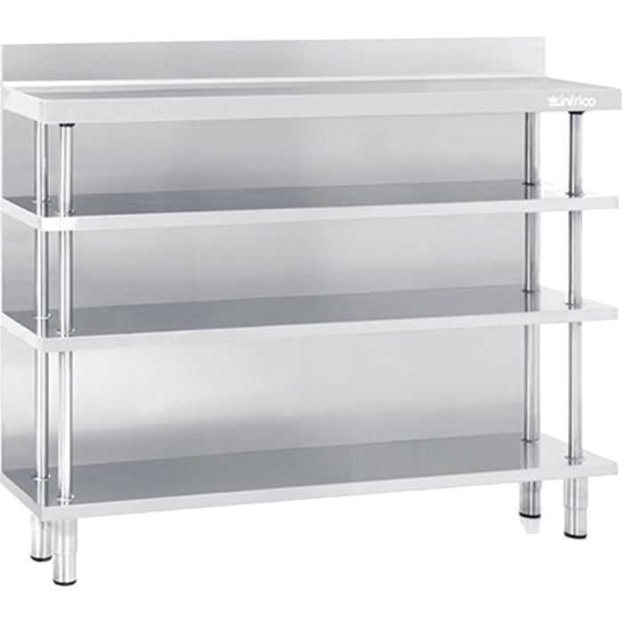 Infrico ME30 Stainless Steel Back Bar Shelving Range (1000–2500 mm Widths)