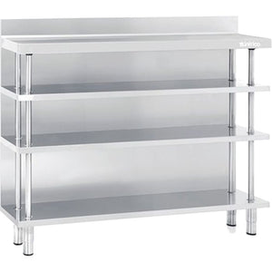 Infrico ME30 Stainless Steel Back Bar Shelving Range (1000–2500 mm Widths)