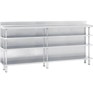 Infrico ME60 Stainless Steel Back Bar Shelving Range (1000–2500 mm Widths)