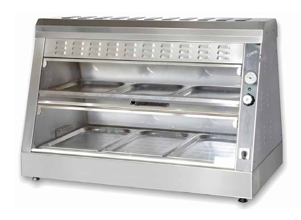 Super Pizza countertop chicken warmer for keeping cooked chicken and hot food at serving temperature