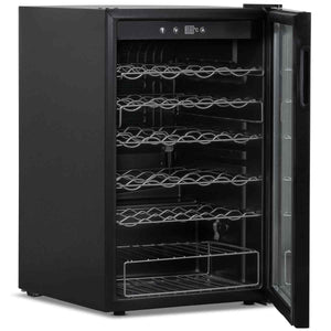 Koldbox Single Hinged Glass Door Under Counter Wine Cooler (WC125) – elegant bar fridge for UK restaurants and wine service areas